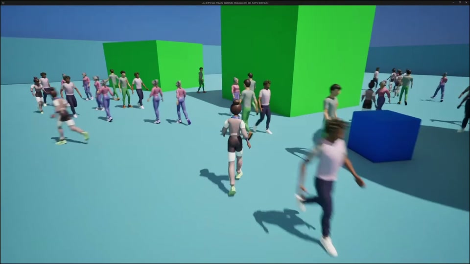 Cartwheel API crowd motion at scale